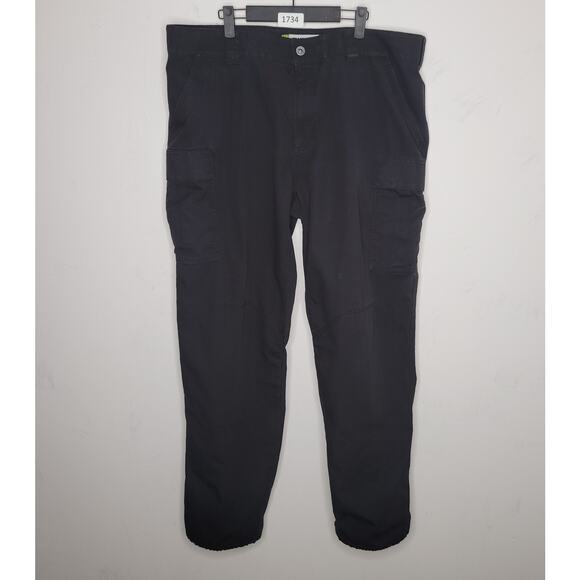 First Tactical Pants Men 42x36 Cargo‎ Double Knee Black Utility Ripstop Baggy - Picture 1 of 15
